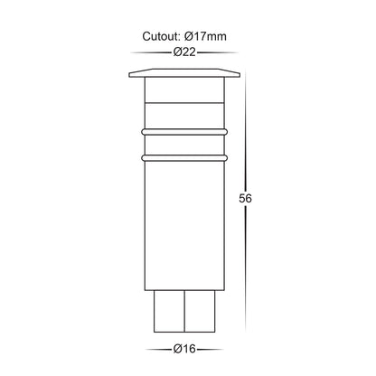 HV2861 - KETT 316 Stainless Steel LED Deck Lights