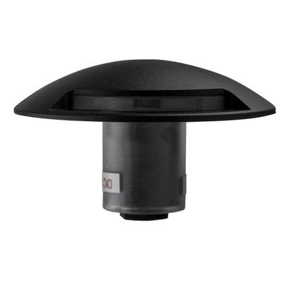 HV2872-BLK -  Dome Black Aluminium Two Way LED Deck Lights