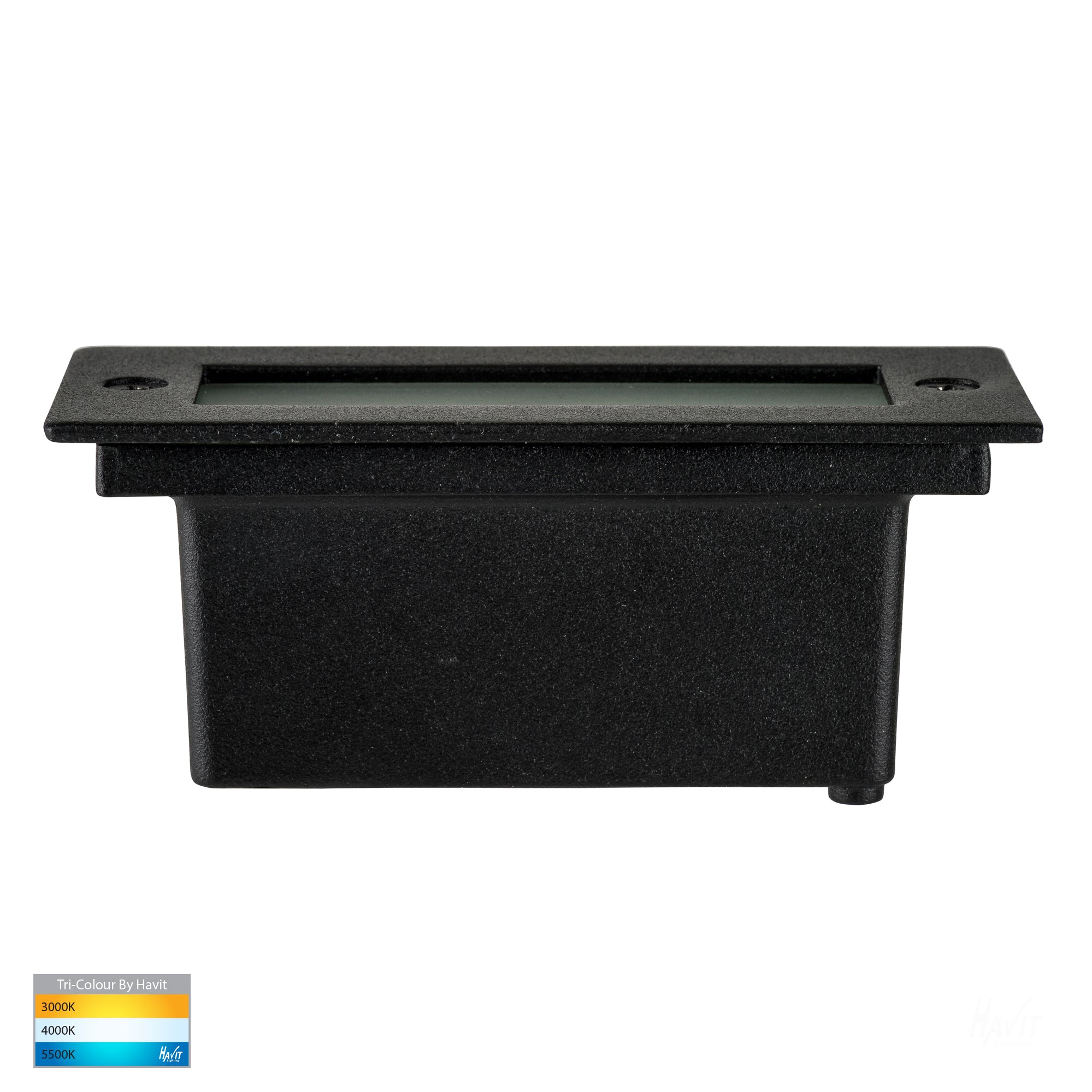 HV3007T-BLK-12V | HV3007T-BLK-240V - Bata Black 3w LED Brick Light