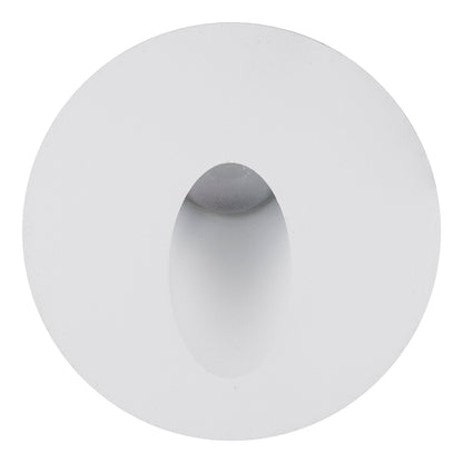 HV3205-WHT - Reces White Round Recessed LED Step Light