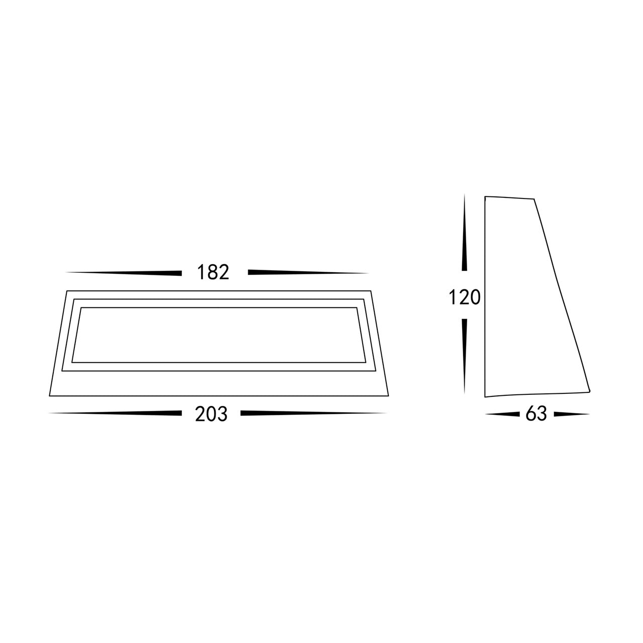 HV3278T-WHT - Shim White LED Step Lights