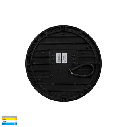 HV36052T-BLK - Liptor Black 20w Ceiling Mounted LED Oyster