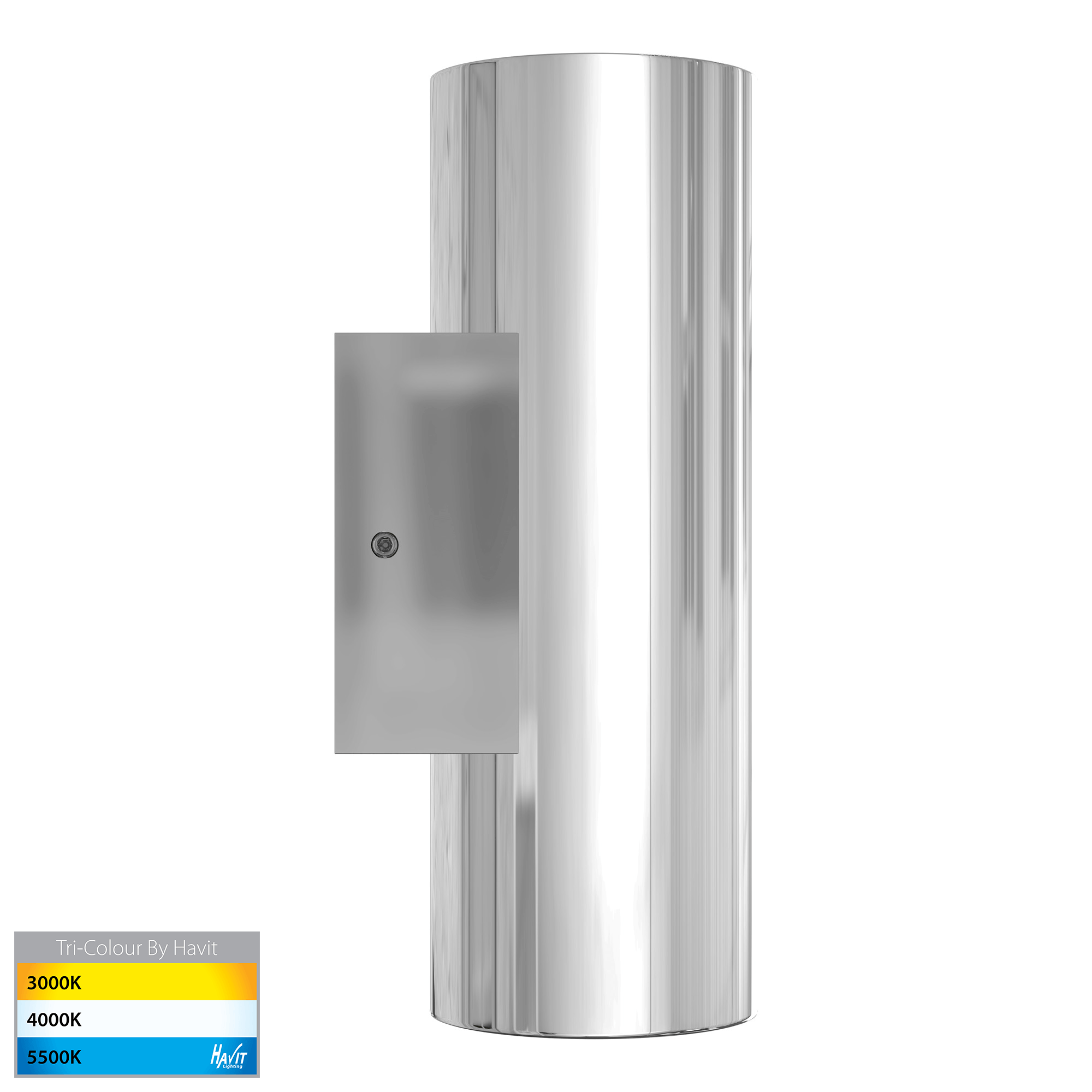 HV3626T-PSS316 - Aries Polished 316 Stainless Steel Up & Down LED Wall Light