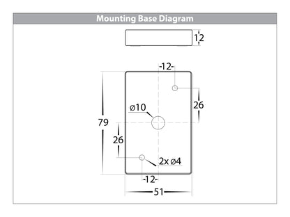 HV3629T-BLK-SQ -  Porter Square Black Large Up & Down LED Wall Light