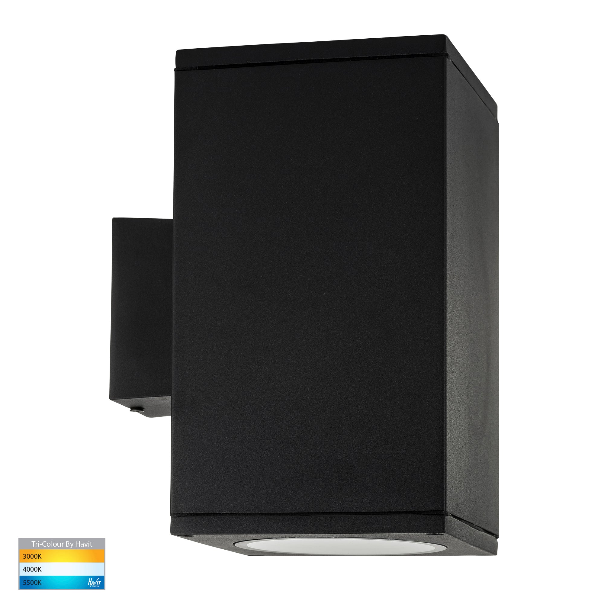 HV3629T-BLK-SQ -  Porter Square Black Large Up & Down LED Wall Light