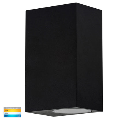 HV3632T-BLK - Accord Black TRI Colour Up & Down LED Wall Light