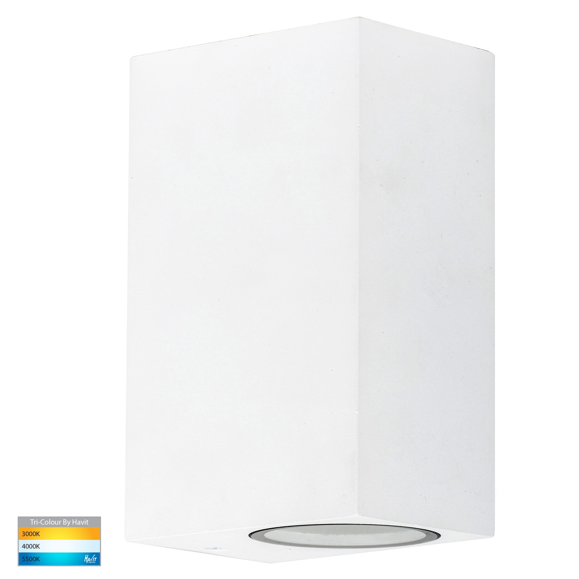 HV3632T-WHT - Accord White TRI Colour Up & Down LED Wall Light