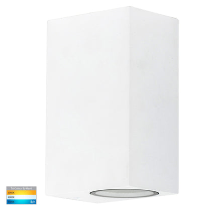 HV3632T-WHT - Accord White TRI Colour Up & Down LED Wall Light