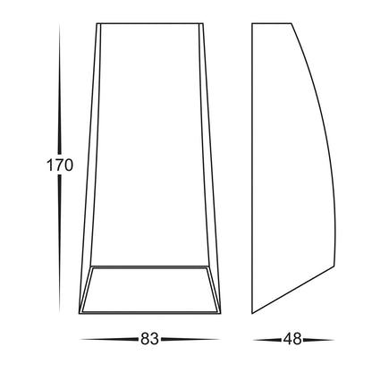 HV3651T-WHT - Cono White Up & Down LED Wall Light