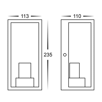 HV3659W-SS316 - Bayside 316 Stainless Steel Wall Light