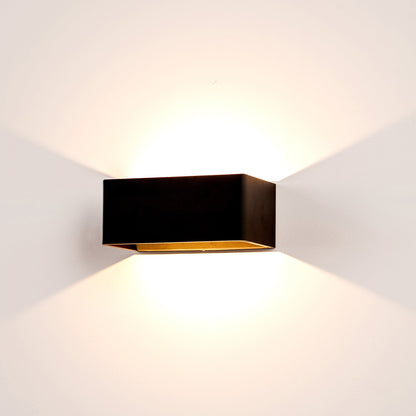 HV3665T-BLK - Mia Black TRI Colour Up & Down LED Wall Light