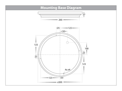 HV3670T-BLK - Stor Black LED Bunker Light