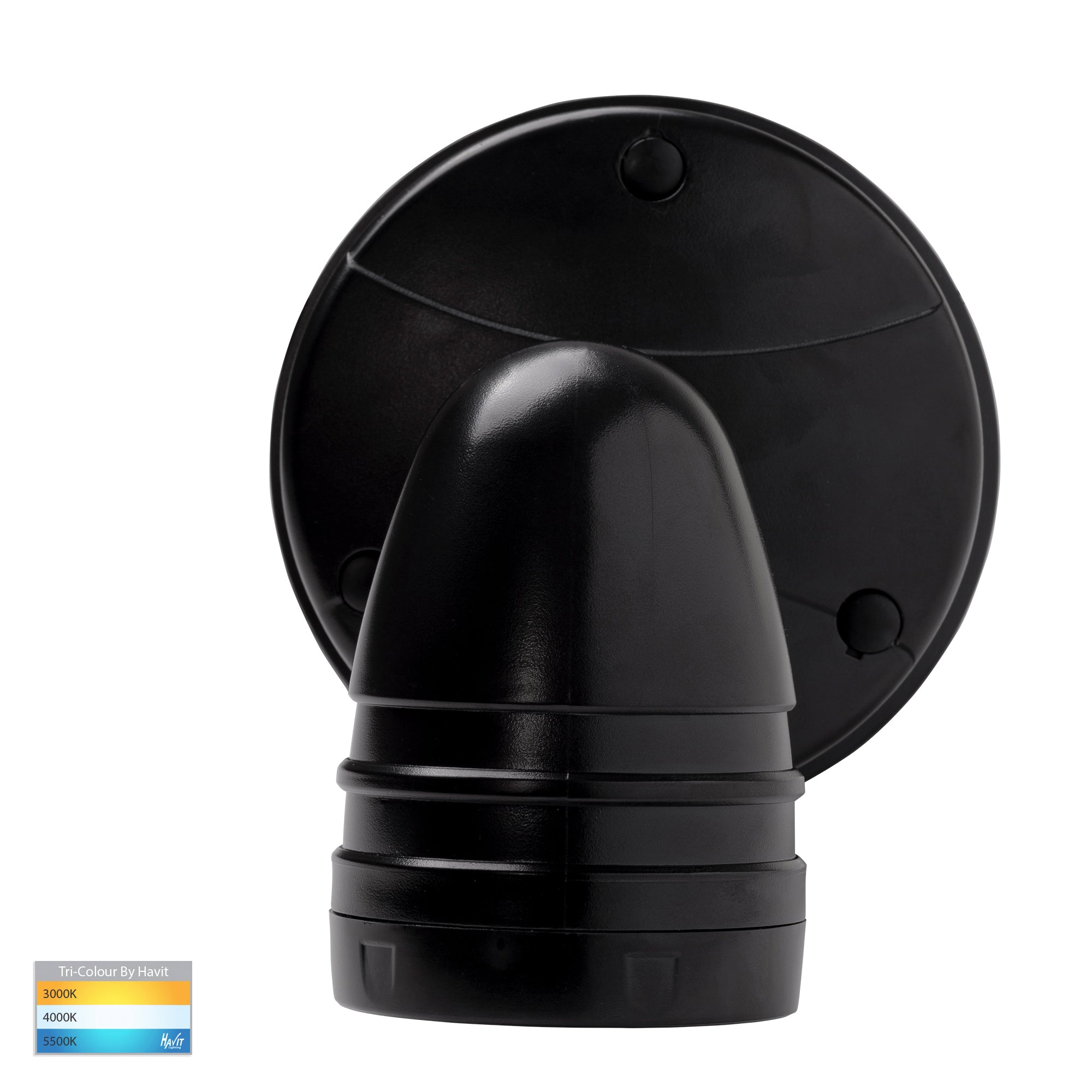 HV3791T-BLK - Focus Polycarbonate Black Single Adjustable Spot Light