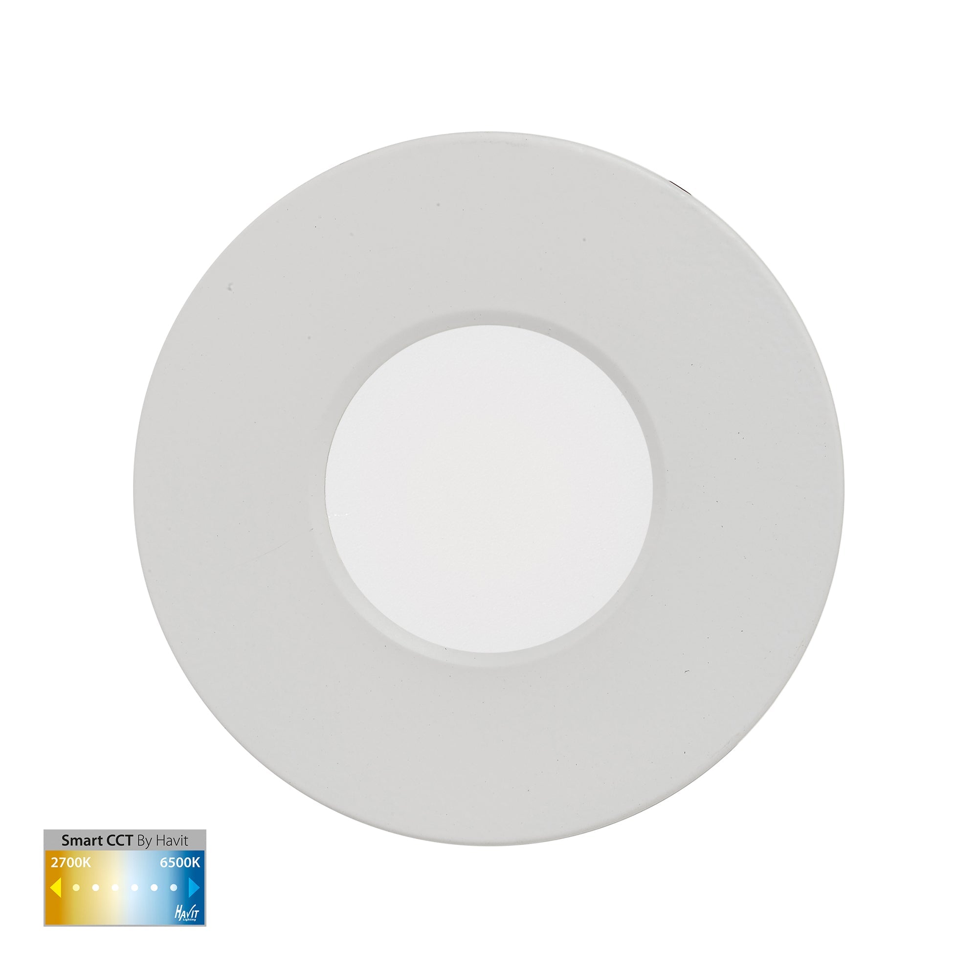 HV5511CCT-WHT - Prime White Fixed CCT WIFI LED Downlight