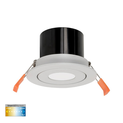 HV5512CCT-WHT - Prime White Tilt CCT WIFI LED Downlight