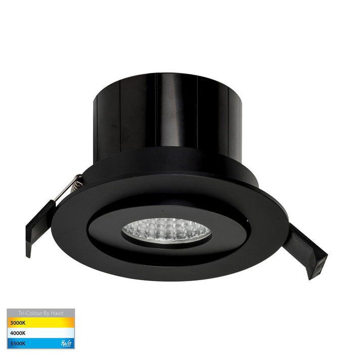 HV5512T-BLK - Prime Black Tilt LED Downlight – Cosmo Lighting