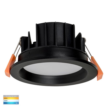 HV5522T-BLK - Polly Polycarbonate Black Fixed LED Downlight