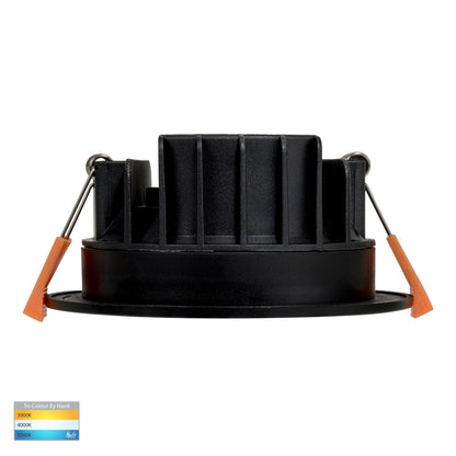 HV5522T-BLK - Polly Polycarbonate Black Fixed LED Downlight