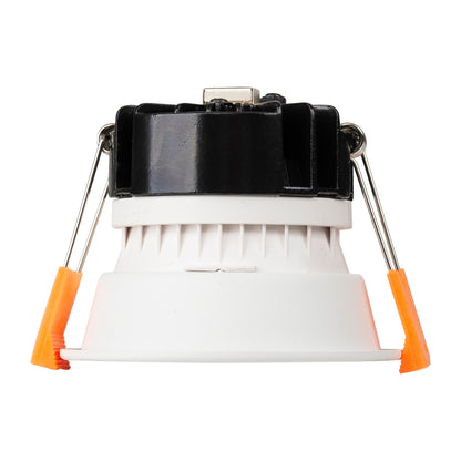 HV5529D2W-WC - Gleam White with Chrome Insert Fixed Dim to Warm LED Downlight
