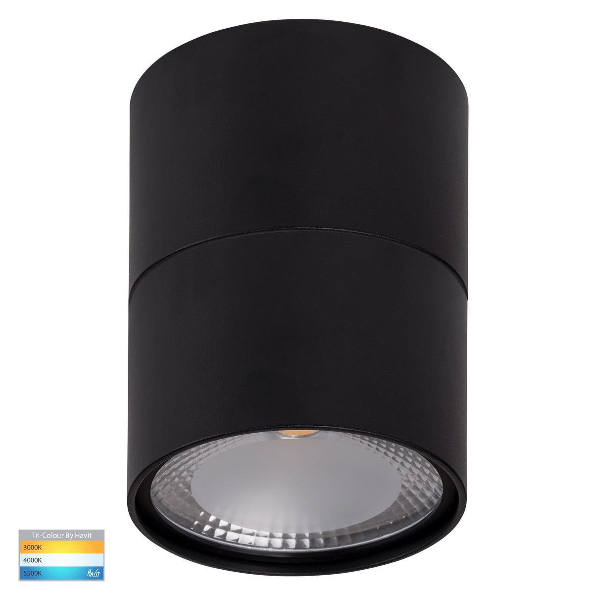 HV5803T-BLK-EXT | HV5803T-BLK-EXT-12V - Nella Black 12w Surface Mounte ...