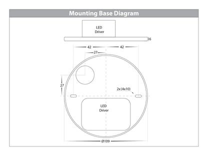 HV5815T-WHT | HV5815T-WHT-12V - Nella 18w LED White Adjustable Surface Mounted Downlight