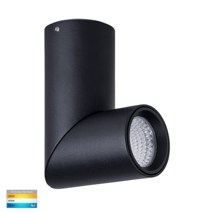 HV5822T-BLK |  HV5822T-BLK-12V - Nella Black 7w Surface Mounted Rotatable LED Downlight