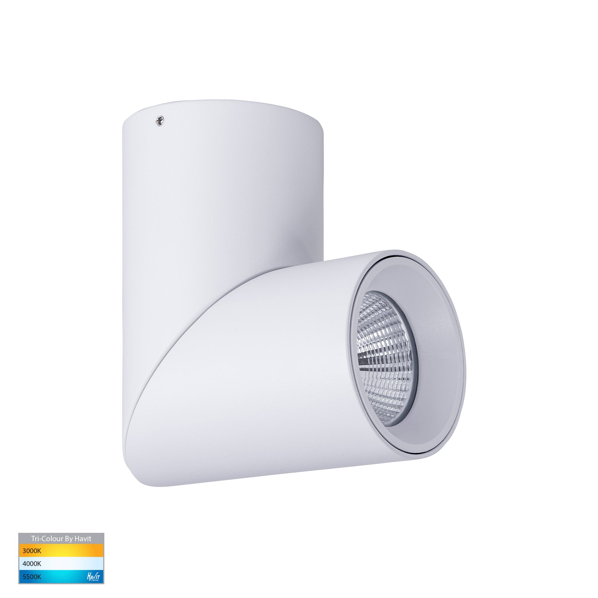 HV5823T-WHT | HV5823T-WHT-12V - Nella White 12w Surface Mounted Rotatable LED Downlight