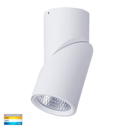 HV5824T-WHT | HV5824T-WHT-12V - Nella White 18w Surface Mounted Rotatable LED Downlight