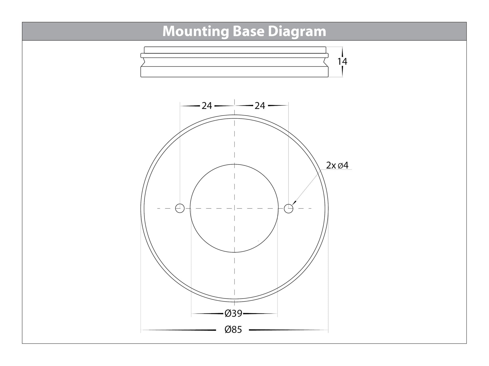 HV5824T-WHT | HV5824T-WHT-12V - Nella White 18w Surface Mounted Rotatable LED Downlight