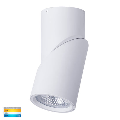 HV5825T-WHT | HV5825T-WHT-12V - Nella White 24w Surface Mounted Rotatable LED Downlight