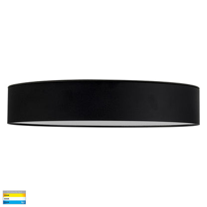 HV5893T-BLK - Nella Black 30w Ceiling Mounted LED Oyster