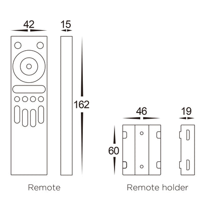 HV9102-Q1 - Single Coloured 4 Zone LED Strip Remote Controller