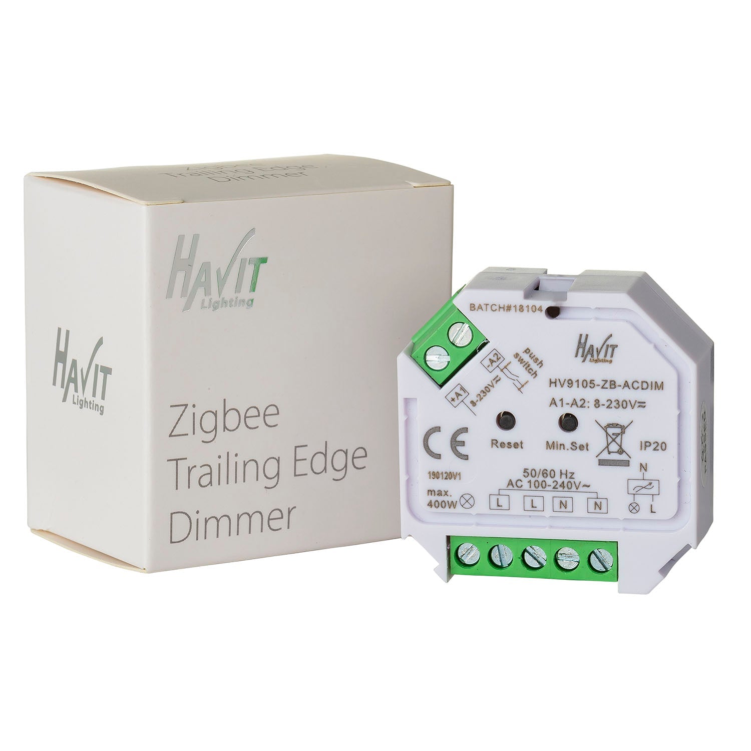 HV9105-ZB-ACDIM - Zigbee Trailing edge dimmer