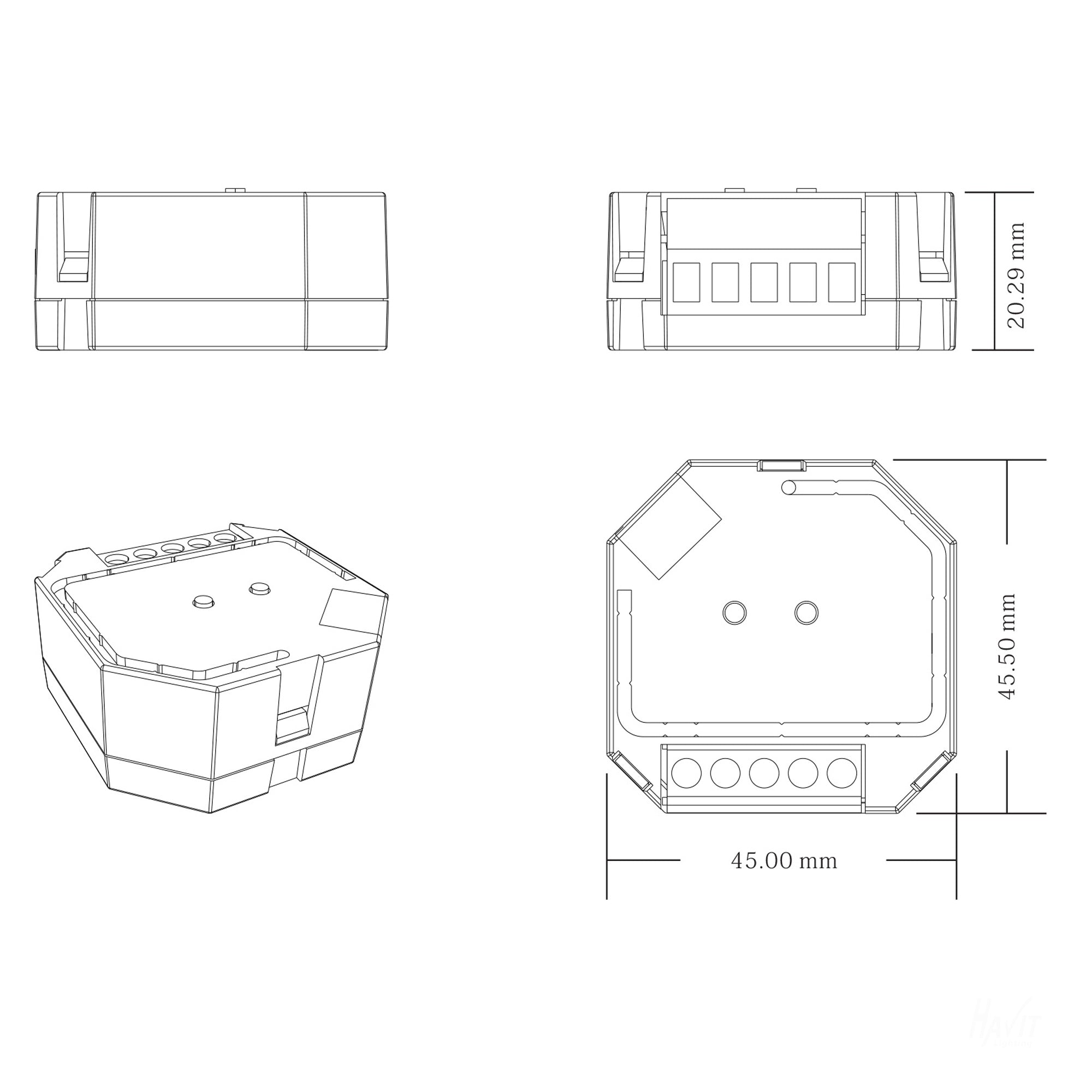 HV9105-ZB-ACSW Zigbee On-Off switch