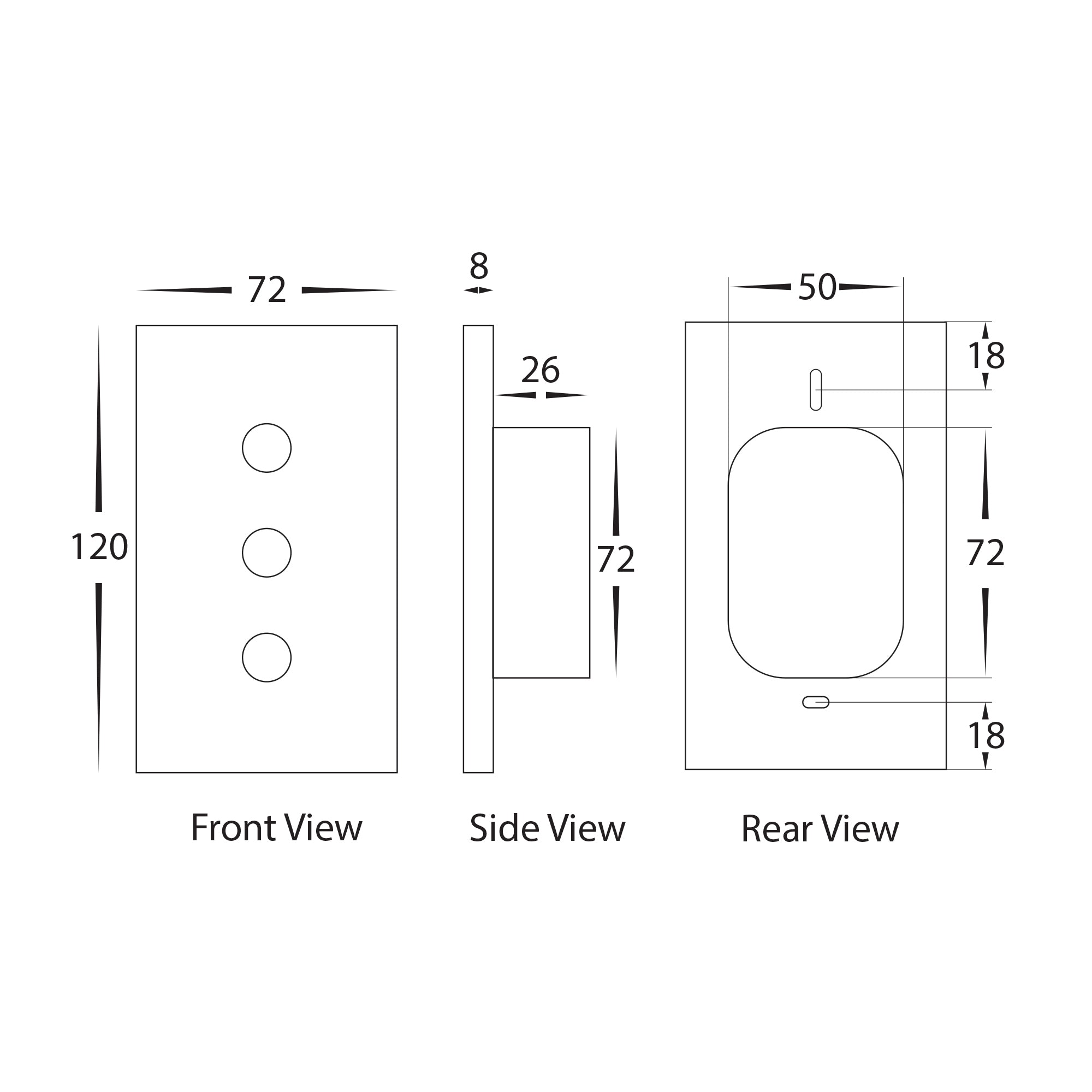 HV9111 - Wifi Single Gang White Dimmer Wall Switch