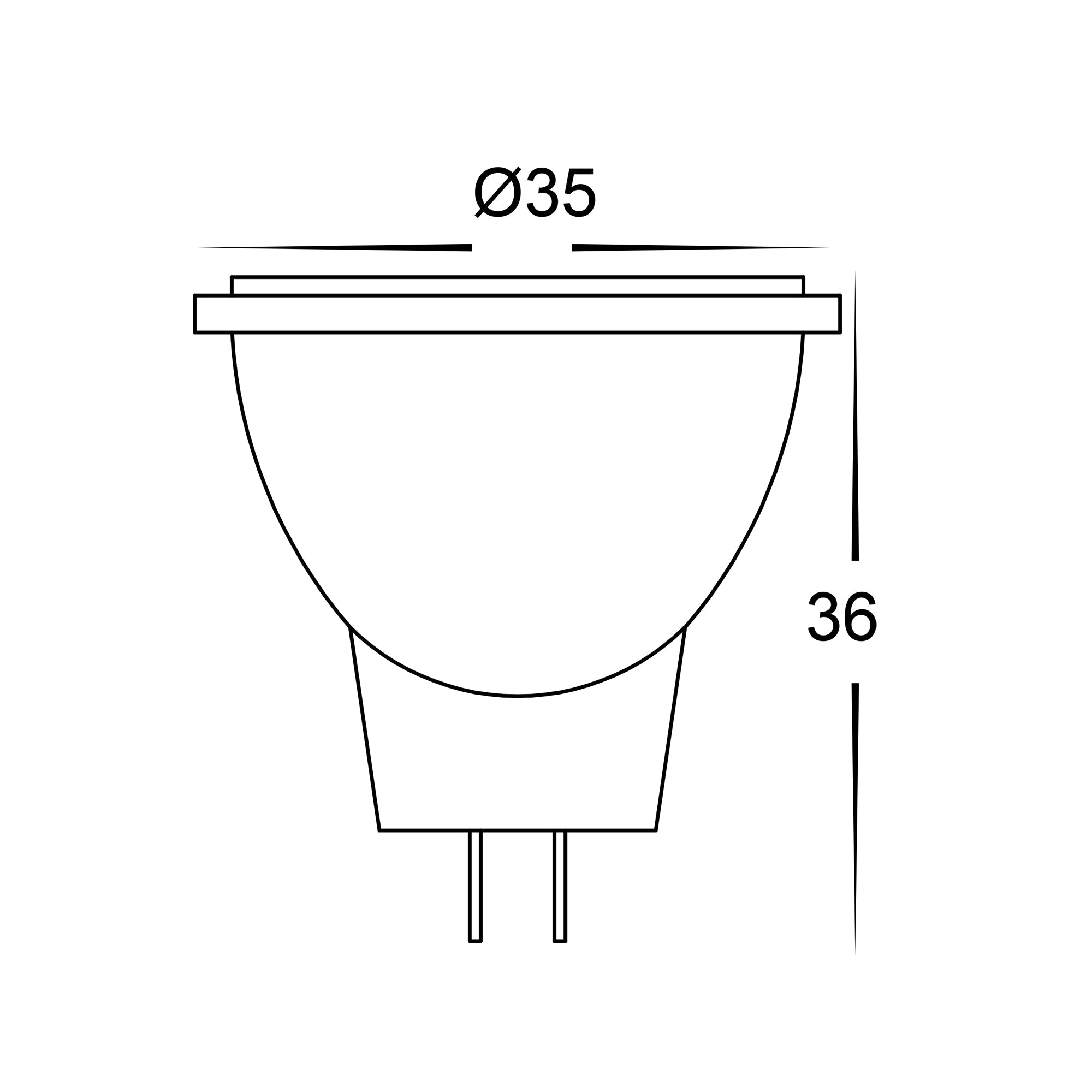 HV9311C | HV9311N | HV9311W - 3w MR11 12v DC LED Globe