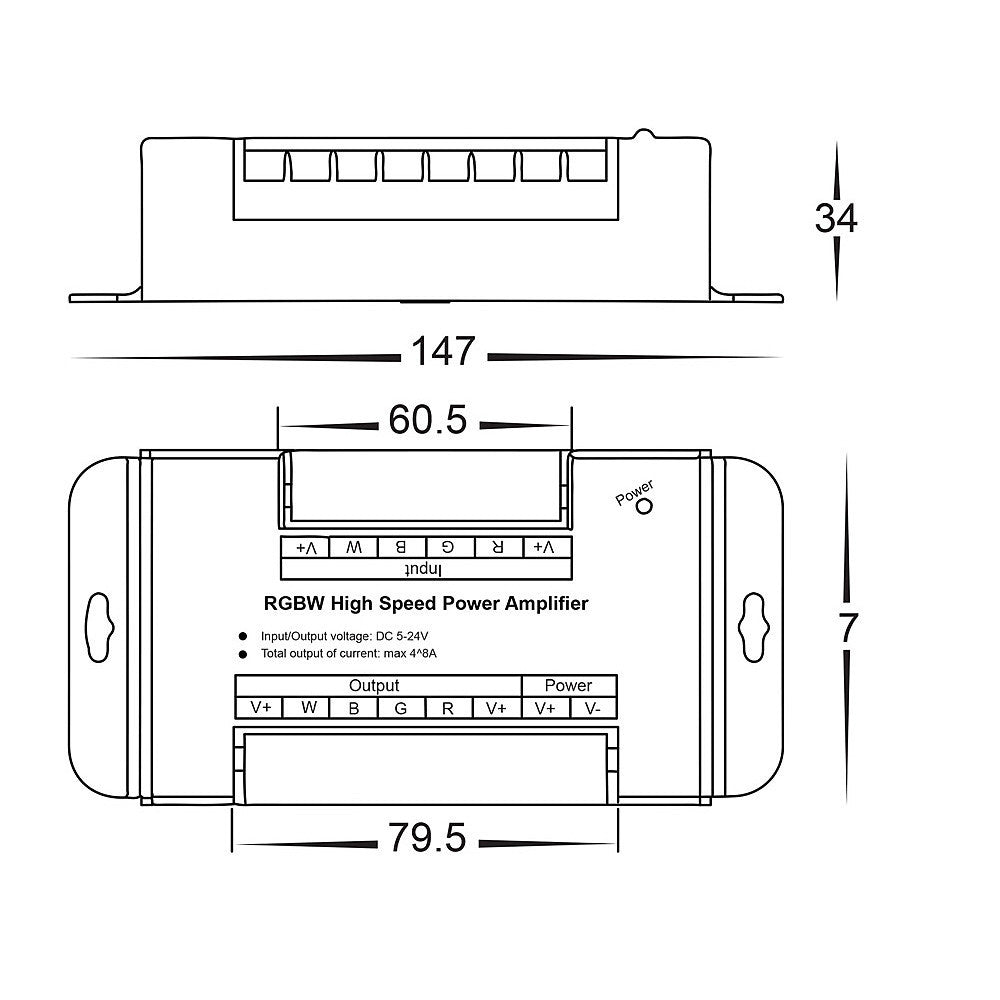 HV9635 - 4 Channel LED Strip Repeater