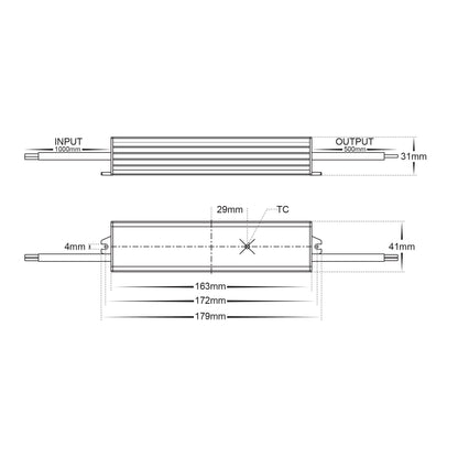 HV9653 - 60w Weatherproof LED Driver