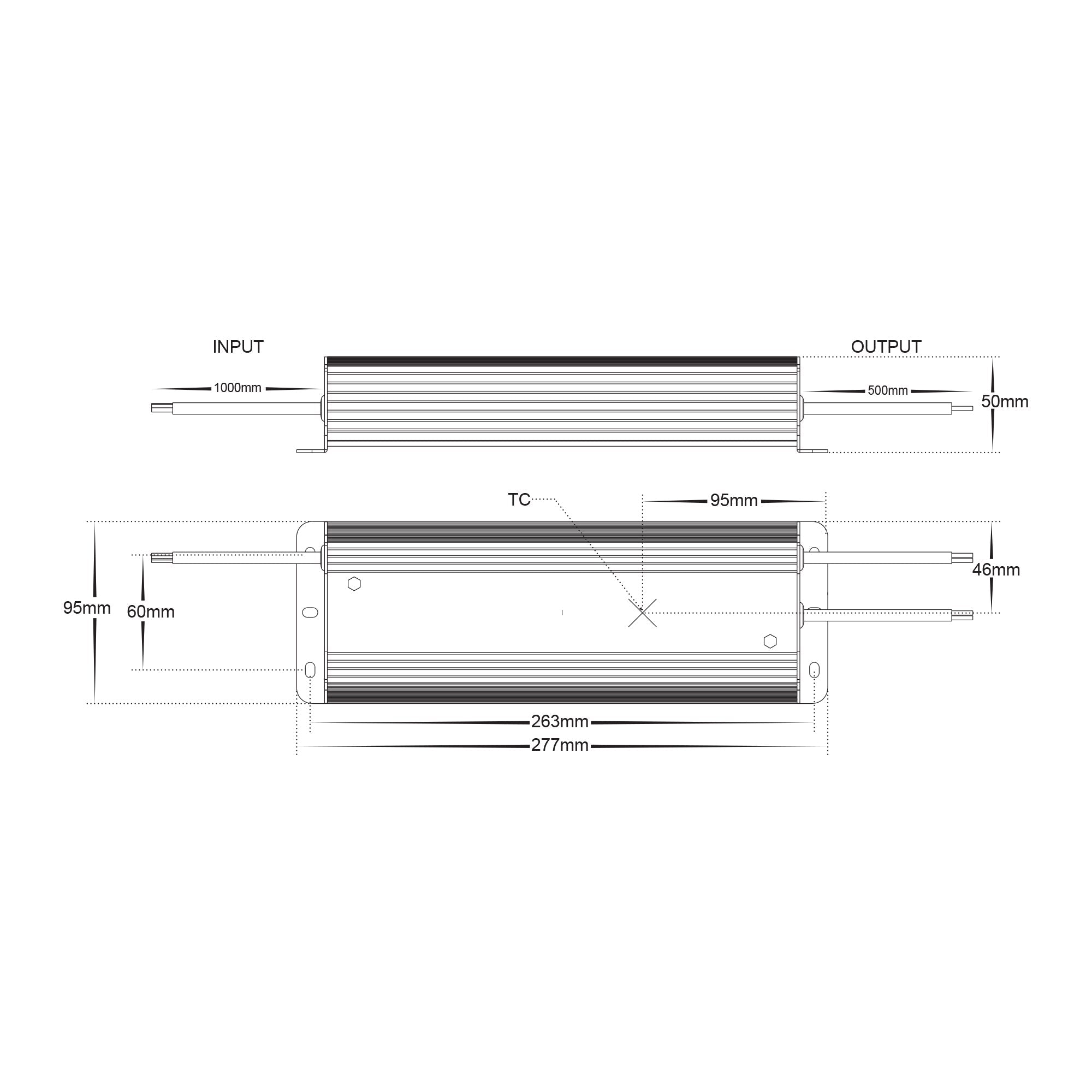 HV9658-24V300W - 300w Weatherproof LED Driver