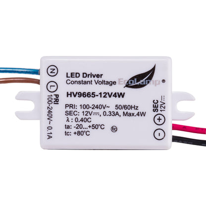 HV9665-12V4W / HV9665-24V4W - 4w IP65 Weatherproof LED Driver