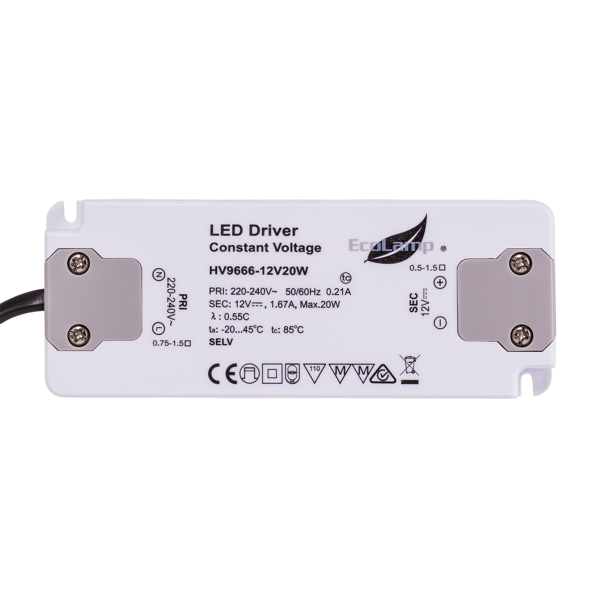 HV9666-20W - 20w Indoor IP20 Constant Voltage LED Driver