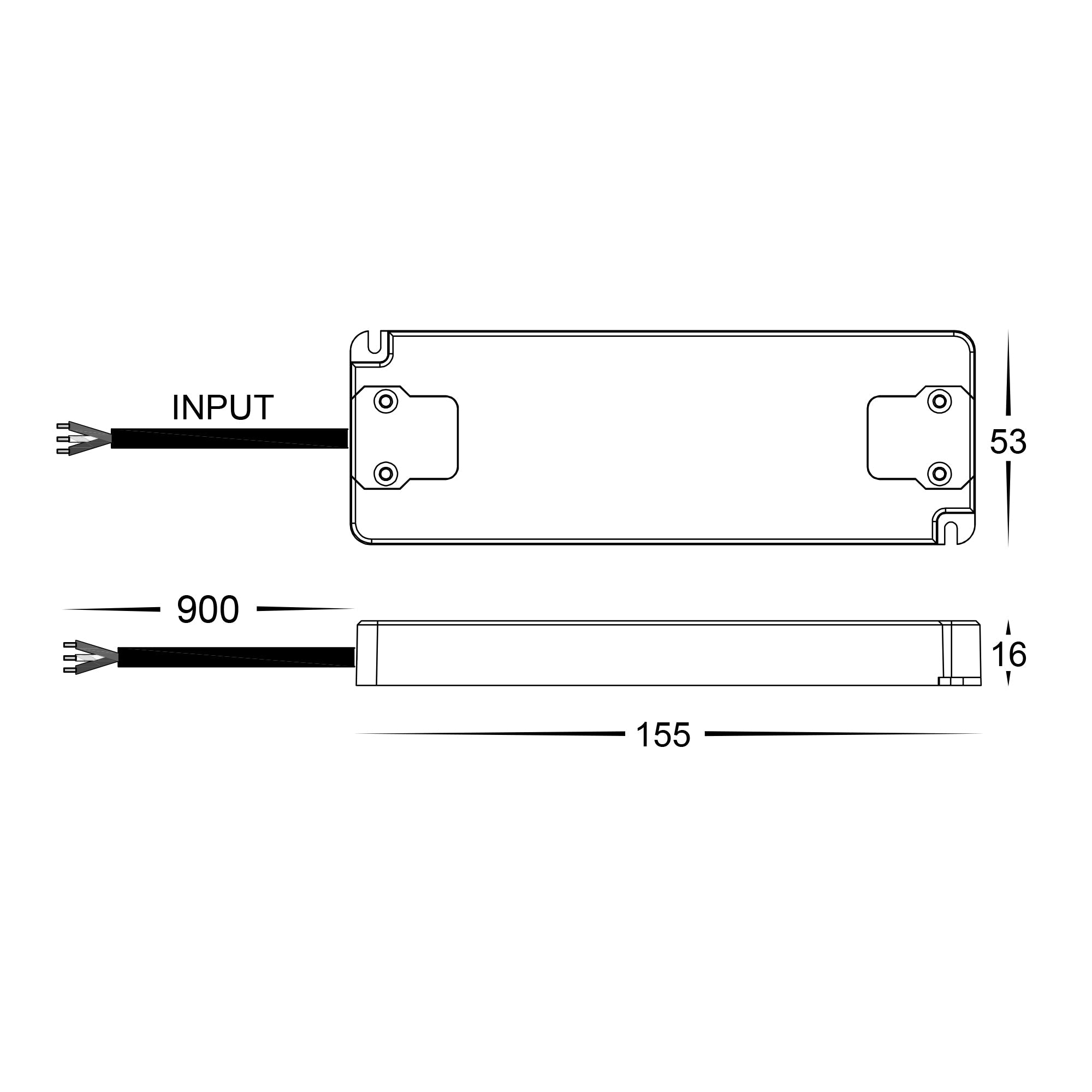 HV9666-30W - 30w Indoor IP20 Constant Voltage LED Driver