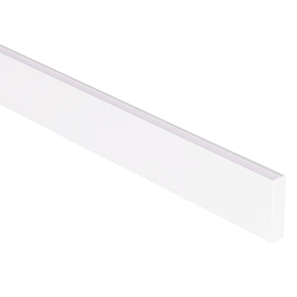 HV9694-1145-WHT - White Side Mounted Aluminium Profile