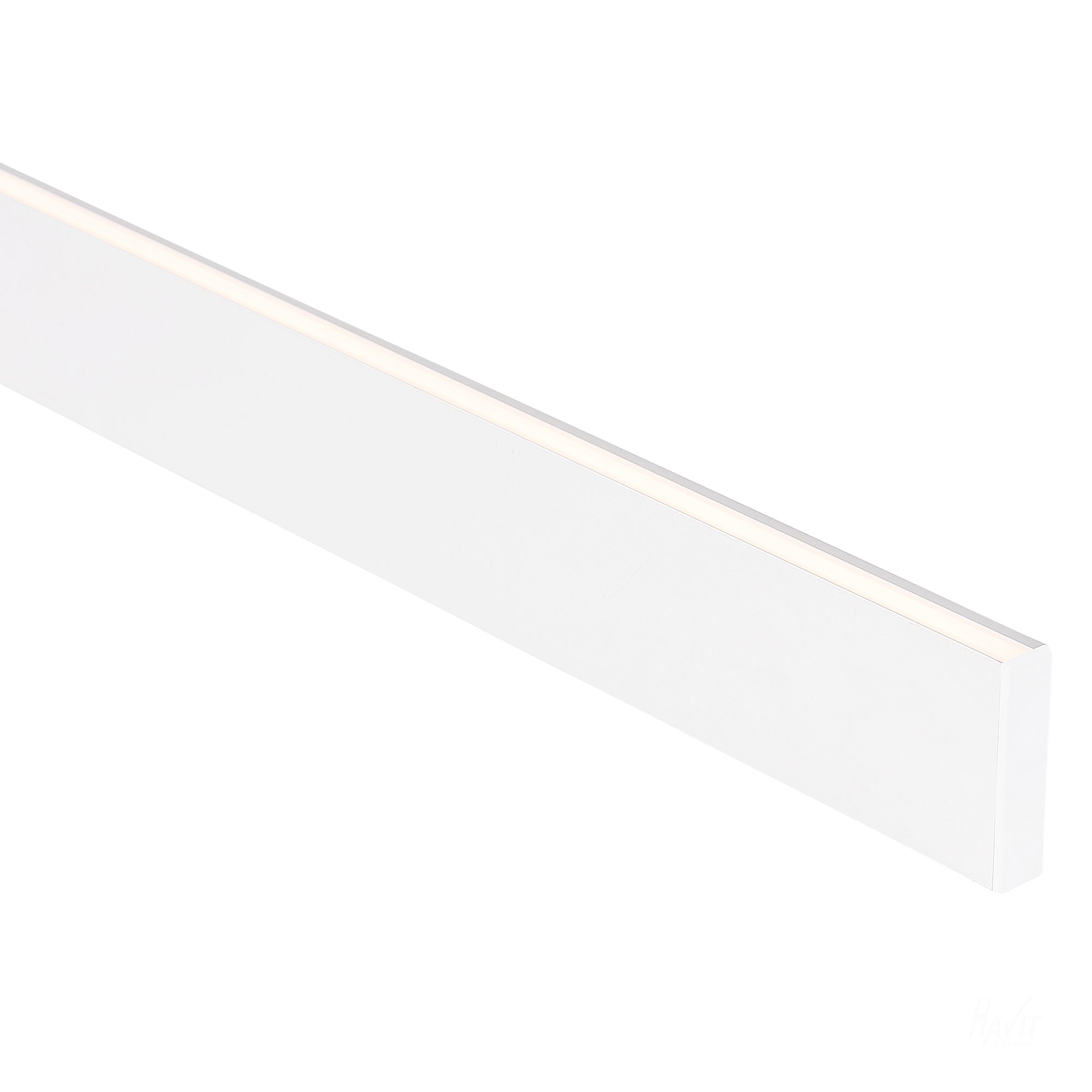 HV9694-1145-WHT - White Side Mounted Aluminium Profile