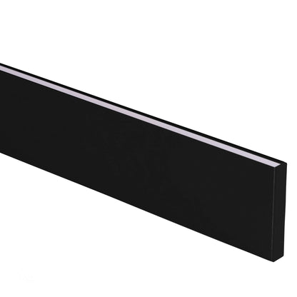 HV9694-1170-BLK - Black Side Mounted Up & Down Aluminium Profile