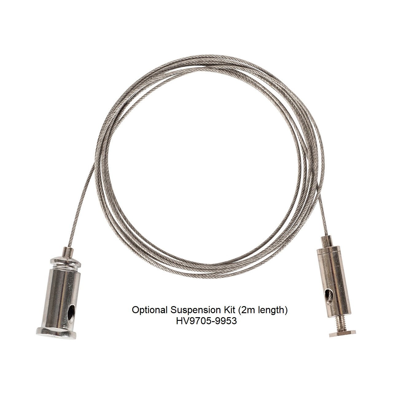 HV9693-3537-WHT - White Deep Square Aluminium Profile