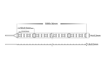 HV9723-IP20-240-4K-2 - 19.2w IP20 LED Strip 4000k