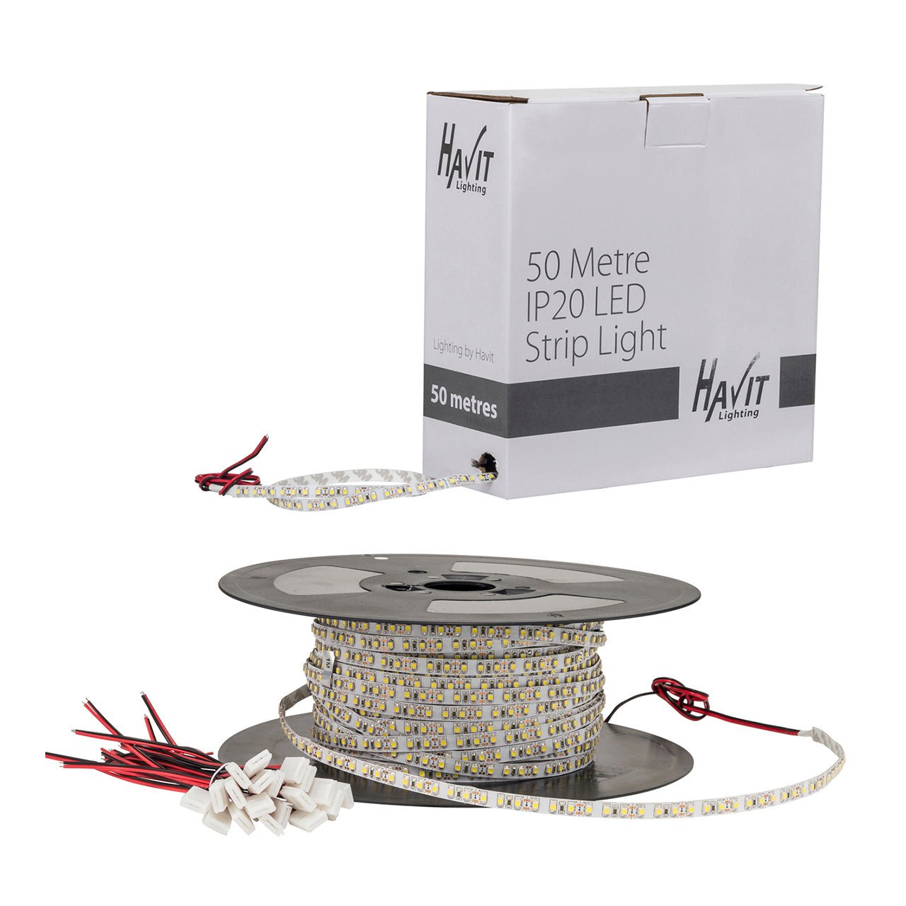 HV9723-IP20-60-3K-50M - 4.8w IP20 LED Strip 3000k 50m Roll