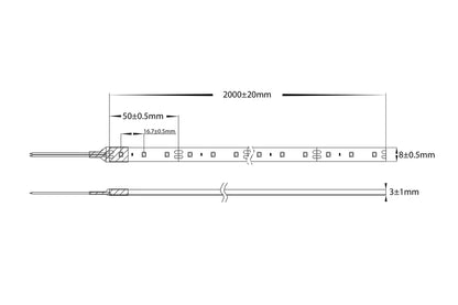 VPR9735IP54-60-2M - VIPER 4.8w 2m LED Strip kit 4000k