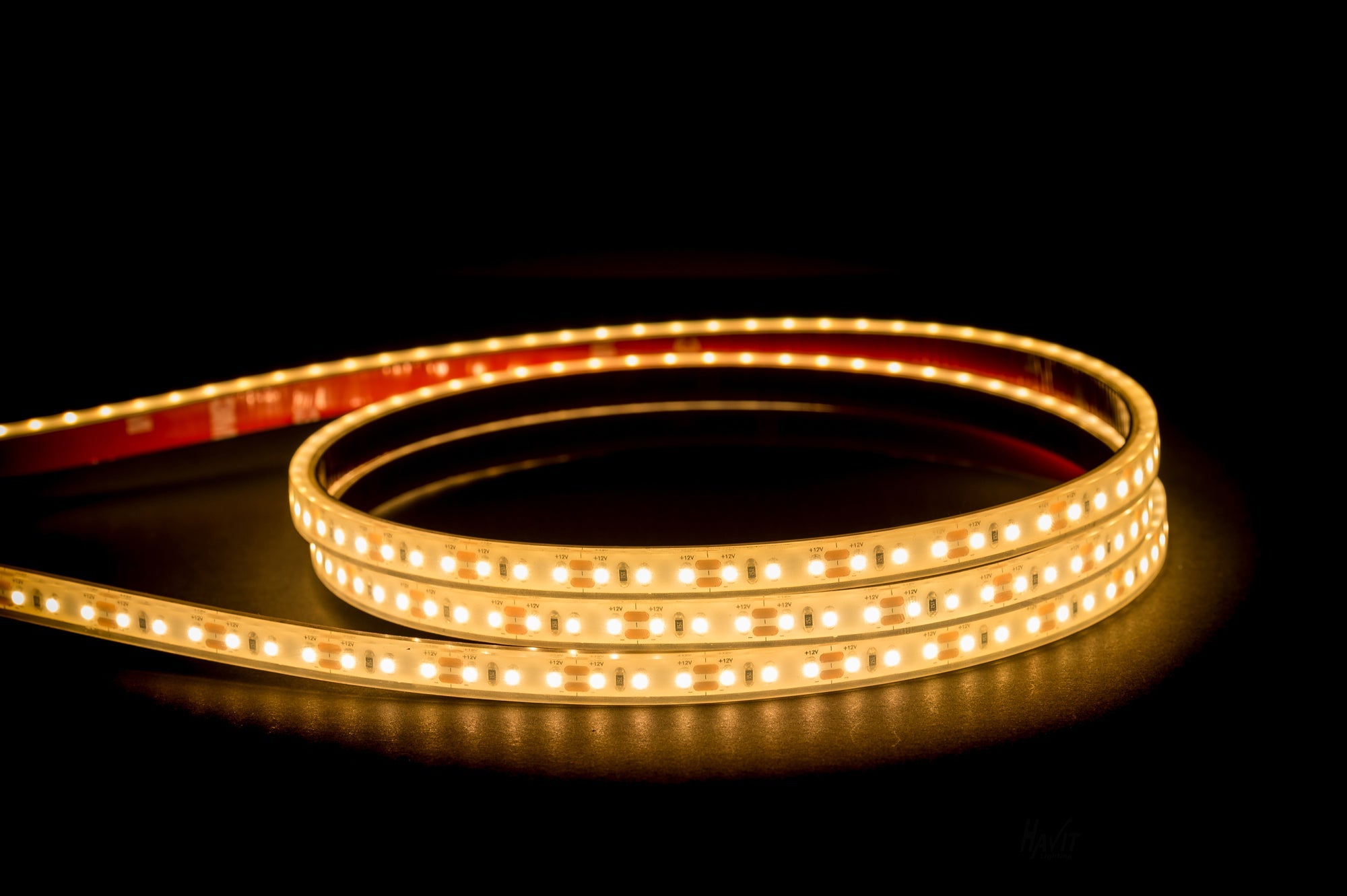 HV9723-IP67-120-3K - 9.6w 12v DC IP67 LED Strip 3000k